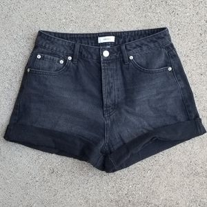 Forever 21 Black Jean Shorts